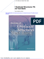 Anatomy of Orofacial Structures 7th Edition Brand Test Bank