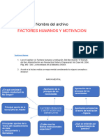 Factores Humanos y Motivacion