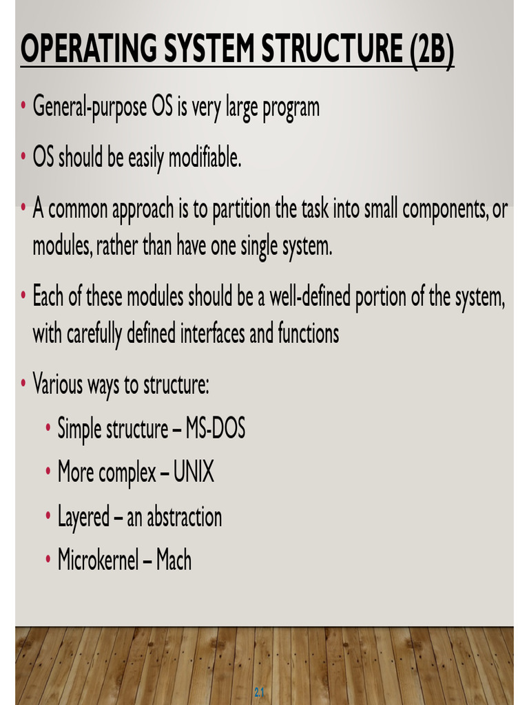 Ch-2B - OS Structure | PDF | Booting | Operating System