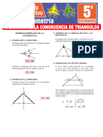 Aplicacion de La Congruencia de Triangulos para Quinto Grado de Secundaria