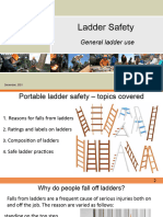 Ladder Safety General Ladder Use