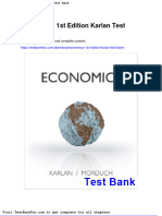 Economics 1st Edition Karlan Test Bank