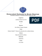 Iliana Graciela Rivas Matos Práctica Unidad 5-3 Proceso de Realización de La Auditoría Interna