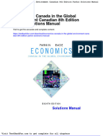 Economics Canada in The Global Environment Canadian 8th Edition Parkin Solutions Manual