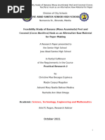 Dried Leaves as Alternative Paper | PDF | Paper | Papermaking