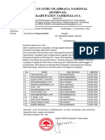 Surat Dispensasi Worshop Pjok 2023