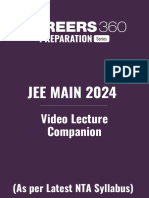 Jee Main 2024 Video Lecture Companion - 2