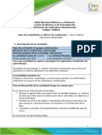 Guía de Actividades y Rúbrica de Evaluación - Unidad 3 - Fase 4 - Aplicar Soluciones Ambientales