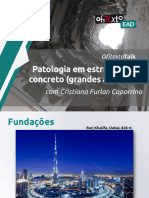 Patologias em Estruturas de Concreto Professora Cristiana Furlan OFICINA de TEXTOS