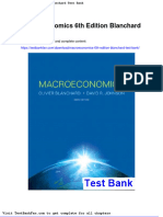 Macroeconomics 6th Edition Blanchard Test Bank