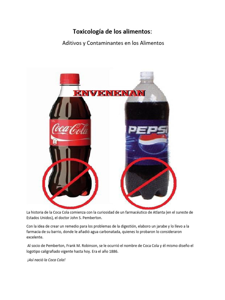 coca cola (1) PDF Coca Cola Cáncer