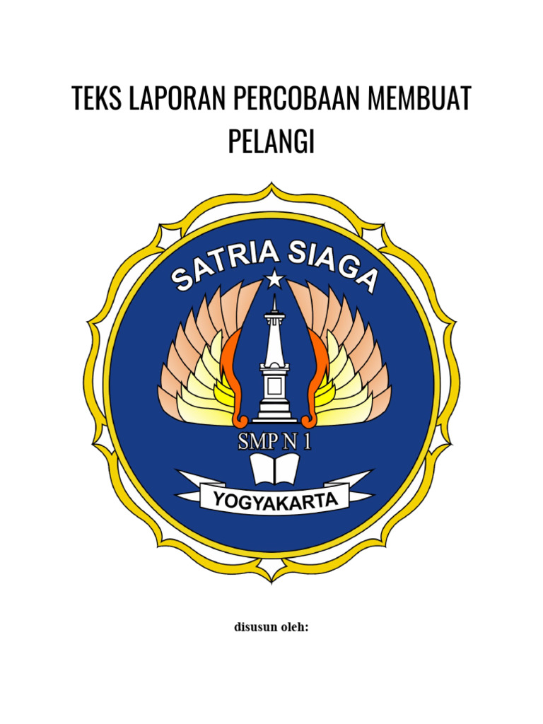 Laporan Percobaan Membuat Pelangi Pdf