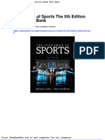 Economics of Sports The 5th Edition Leeds Test Bank