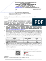 Penyampaian Hasil Uji Kemampuan Tekknis JF PKP Dan PP Untuk Birowai