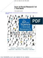Art and Science of Social Research 1st Edition Carr Test Bank