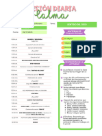 SESIONES DIARIAS  NOVIEMBRE - AULA CALMA