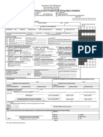 Unified Application Form For Building Permit