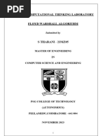 23mz05-Floyd Warshall Algorithm