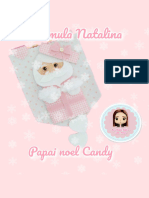 Flâmula Papai Noel Candy. Lu Ateliê