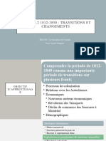 Leçon 4.2 1812-1830 - Transitions Et Changements
