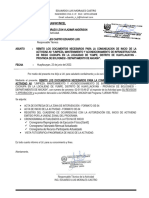 Informe N°021 - Remito Documentos de Inicio
