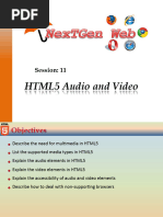 B6. HTML5 Audio and Video