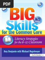 Big Skills For The Common Core - Literacy Strategies For The 6-12 Classroom