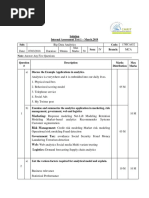 IAT-I Question Paper With Solution of 17MCA452 Big Data Analytics Mar-2019-Gomathi T