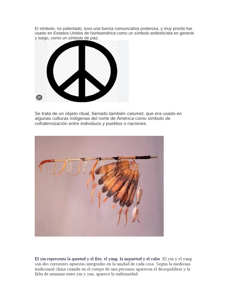 Símbolos de Paz y Armonía Cultural | PDF