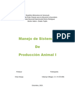 Manejo de Sistemas de Producción Animal I