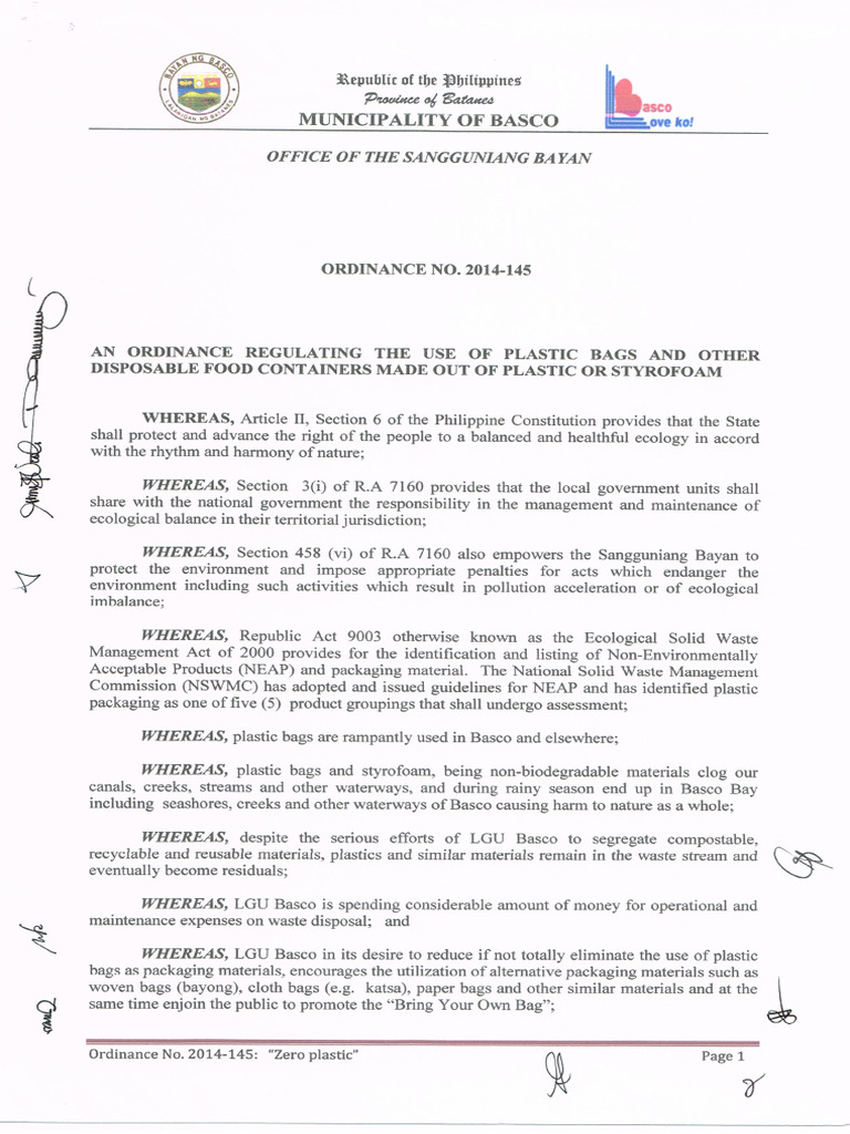 2014145 Regulation of plastic bag use PDF