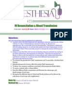 5- IV resuscitation and blood transfusion