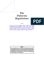 The Fisheries Regulations