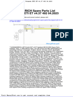 Jungheinrich Spare Parts List Program Jeti Et v4!37!492!04!2023