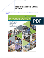 Macroeconomics Canadian 3rd Edition Krugman Test Bank