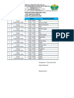 Jadwal PAS 22-23