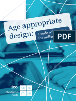 Age Appropriate Design A Code of Practice For Online Services 2 1