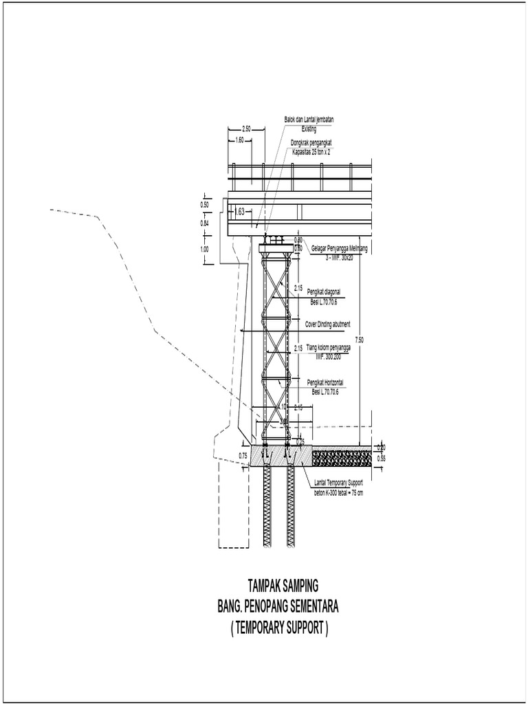 8.pembuatan Bangunan Temporary Support | PDF
