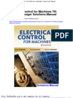 Electrical Control For Machines 7th Edition Lobsiger Solutions Manual