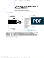 John Deere Tractors 1640 1840 2040 S Technical Manual Tm4363