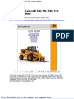 JCB Liftall Loadall 530-70-530 110 Service Manual