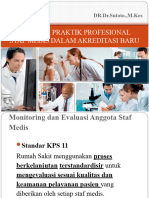 Evaluasi Praktik Profesional Staf Medis