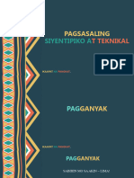 Pagsasaling Siyentipiko at Teknikal Final - 110050