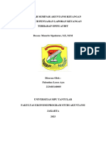 MAKALAH SEMINAR AKUNTANSI KEUANGAN UNIVERSITAS MPU TANTULAR DOSEN: Maurits Sipahutar, S.E, M.M