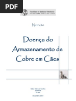 doença do armazenamento de Cobre em cães