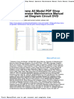 Kobelco Crane All Model 1 87gb PDF Shop Manual Operator Maintenance Manual Parts Manual Diagram Circuit DVD