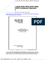 John Deere 9540 9560 9580 9640 9660 9680 Wts Cws Combines Operator Manual en