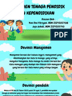 Manajemen Tenaga Pendidik Dan Kependidikan