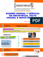 Examen Vaginal y Cervical en Opbstetricia, Tacto