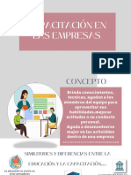 La Capacitacion en Las Empresas Cel